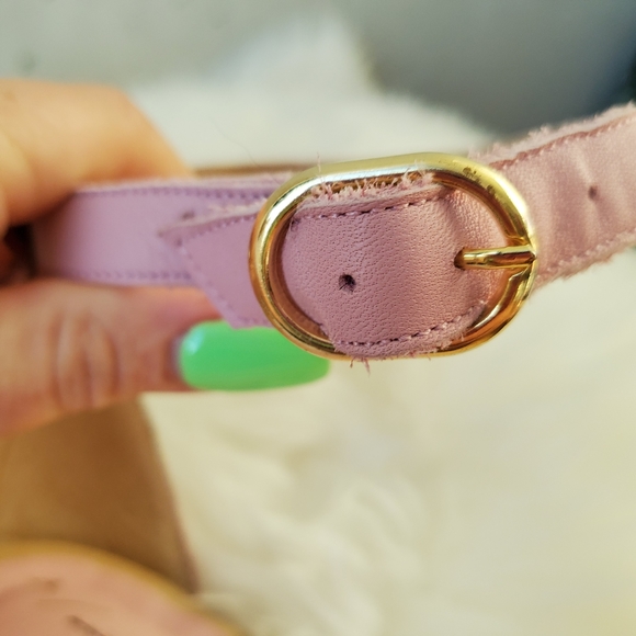 Anthropologie ruffle toe sandal pink size 10 - Picture 7 of 7